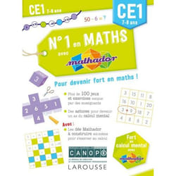 N°1 en maths avec Mathador CE1, 7-8 ans (Broché)
