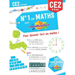 N°1 en maths avec Mathador CE2, 8-9 ans (Broché)