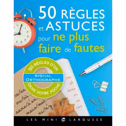 ISBN 50 règles et astuces pour ne plus faire de fautes, Pour enfants, Français, 96 pages