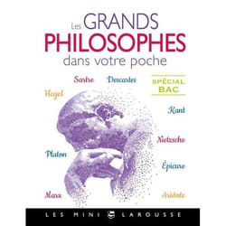Les grands philosophes dans votre poche sp bac (Cartonné)