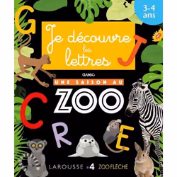 ISBN Je découvre les lettres avec Une saison au Zoo, Animaux, Français, 48 pages