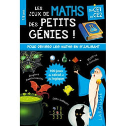 Les JEUX de MATHS et LOGIQUE des petits génies CE1 (Broché)