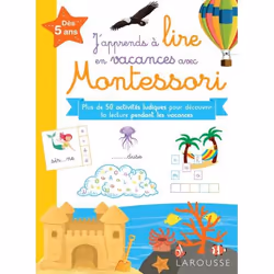 ISBN J'apprends à lire en vacances avec Montessori, Pour enfants, Français, 64 pages
