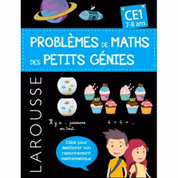 ISBN Problèmes de maths des petits génies CE1, Pour enfants, Français, 64 pages