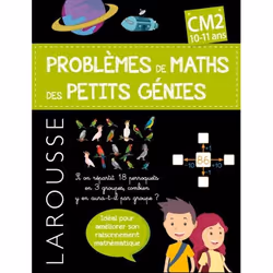 ISBN Problèmes de maths des Petits Génies CM2, Pour enfants, Français, 64 pages