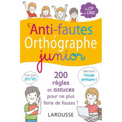 L'anti-fautes d'orthographe junior (Broché)