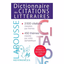 ISBN DICTIONNAIRE DES CITATIONS LITTERAIRES, Éducatif, Français, 400 pages