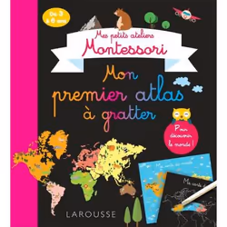 ISBN Mes petits ateliers MONTESSORI : Mon premier atlas à gratter, Pour enfants, Français, 8 pages