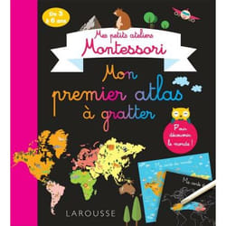 Mes petits ateliers MONTESSORI : Mon premier atlas à gratter (Jeunesse)