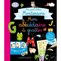 Mes petits ateliers Montessori Mon abécédaire à gratter (Jeunesse)