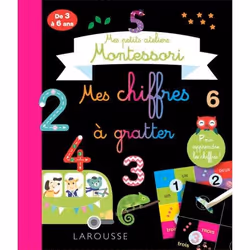 ISBN Mes petits ateliers Montessori Mes chiffres à gratter, Pour enfants, Français, 8 pages