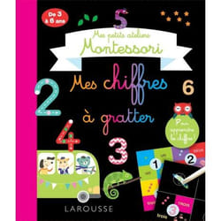 Mes petits ateliers Montessori Mes chiffres à gratter (Jeunesse)