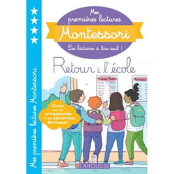 Mes premières lectures MONTESSORI retour à l'école (Broché)