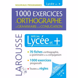 ISBN 1000 exercices d'orthographe spécial Lycée et +, Pour enfants, Français, 288 pages