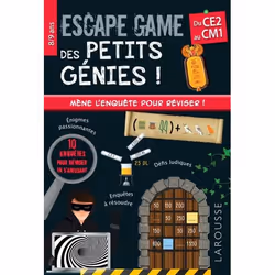 ISBN Escape game des petits génies CE2-CM1, Pour enfants, Français, 80 pages