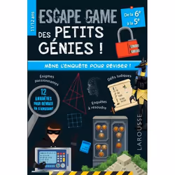 ISBN Escape game des petits génies 6e-5e, Pour enfants, Français, 96 pages