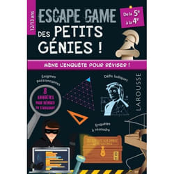 Escape game des petits génies 5e-4e (Broché)