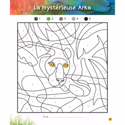 Coloriages magiques UNE SAISON AU ZOO, spécial jungle