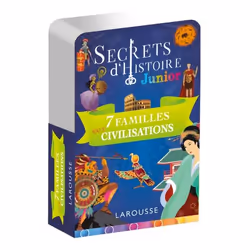 ISBN Secrets d'histoire junior - Jeu des 7 familles, Spécial Grandes civilisations, Pour enfants, Français, 16 pages