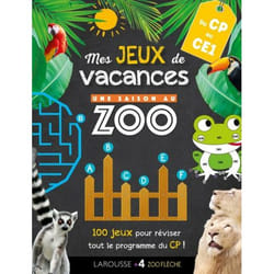 Jeux de vacances Une SAISON AU ZOO - CP pour réviser en s'amusant (Broché)