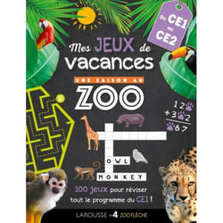 Jeux de vacances Une SAISON AU ZOO - CE1 pour réviser en s'amusant (Broché)