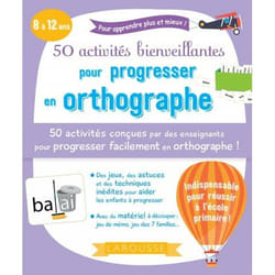 50 activités bienveillantes pour progresser en orthographe (Broché)