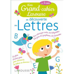 Mon grand cahier Larousse de découverte des LETTRES (Broché)