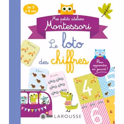 ISBN Mes petits ateliers MONTESSORI - Le loto des chiffres, Pour enfants, Français, 8 pages