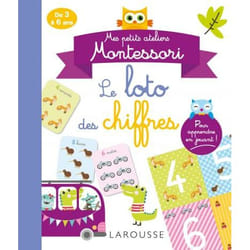 Mes petits ateliers MONTESSORI - Le loto des chiffres (Pochette)