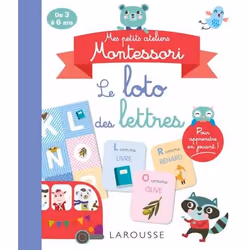 ISBN Mes petits ateliers MONTESSORI - Le loto des lettres et des sons, Pour enfants, Français, 8 pages