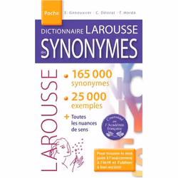 ISBN Dictionnaire LAROUSSE des SYNONYMES poche, Français, 880 pages