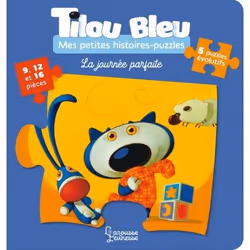 ISBN Mes histoires-puzzle Tilou bleu-la journée parfaite, Pour enfants, Français, 32 pages