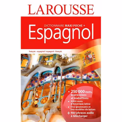 ISBN Dictionnaire Larousse maxi poche plus Espagnol, Français, 1320 pages