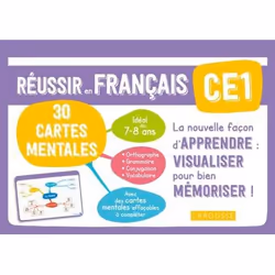 ISBN Cartes mentales Français CE1, Pour enfants, Français, 80 pages