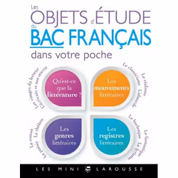 ISBN Les objets d'étude du bac de français dans votre poche, Pour enfants, Français, 96 pages