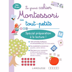 ISBN Mon grand cahier Montessori des tout-petits Spécial préparation à la lecture, Pour enfants, Français, 136 pages