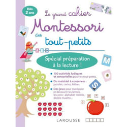 Mon grand cahier Montessori des tout-petits Spécial préparation à la lecture (Broché)