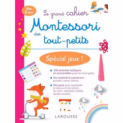 ISBN Mon grand cahier Montessori des tout-petits Spécial jeux, Pour enfants, Français, 136 pages