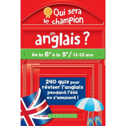 Qui sera le champion en anglais (à partir de 11 ans) (Etui)