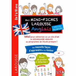 ISBN Mini fiches spécial anglais (primaire), Pour enfants, Français, 24 pages