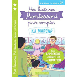 Mes histoires Montessori  pour compter - Au marché (Jeunesse)