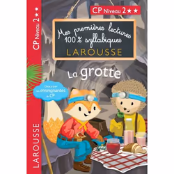 ISBN Premières Lectures 100 % syllabiques Larousse : La grotte, Pour enfants, Français, 32 pages