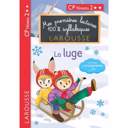 ISBN Premières Lectures 100 % syllabiques Larousse : niveau 2 La luge, Pour enfants, Français, 32 pages