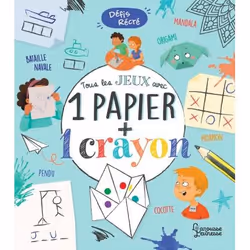 ISBN Tous les jeux avec 1 papier + 1 crayon, Français, 48 pages