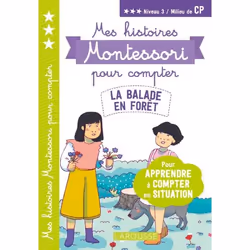 ISBN Mes premières histoires Montessori à compter La balade en forêt, Pour enfants, Français, 32 pages