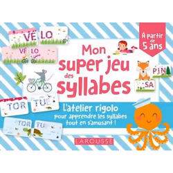 ISBN Mon super jeu des syllabes, Pour enfants, Français, 4 pages