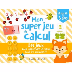 ISBN Mes super jeux de calcul !, Pour enfants, Français, 4 pages