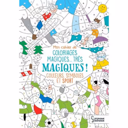 ISBN Mon cahier de coloriages magiques Sports, Pour enfants, Français, 32 pages