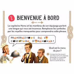 Escape Game Junior - Mission Jules Verne - Echappe-toi du Nautilus