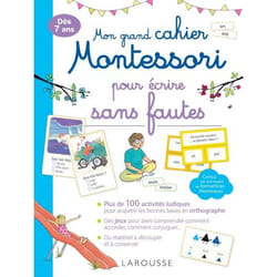 Mon grand cahier Montessori pour écrire sans fautes (Broché)